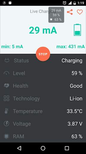 Ampere Charging Meter Pro screenshot 3