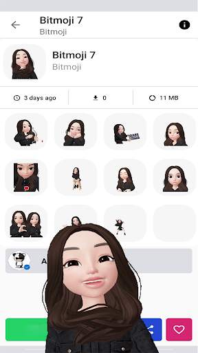 WAStickerApps Animated Bitmoji for WhatsApp screenshot 4