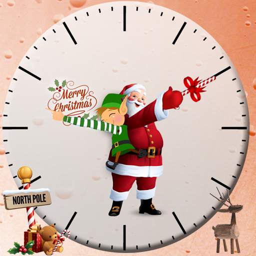 Christmas Santa clock widget 1.1