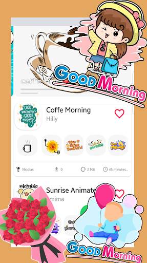 Good-Morning Animated Stickers for ☕WhatsApp🥰 screenshot 7