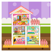 Doll House Design Game icon