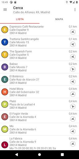 Buscador de restaurantes screenshot 1