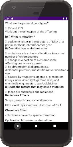 Zimsec Biology Revision screenshot 4
