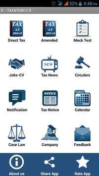 E - Taxation screenshot 2
