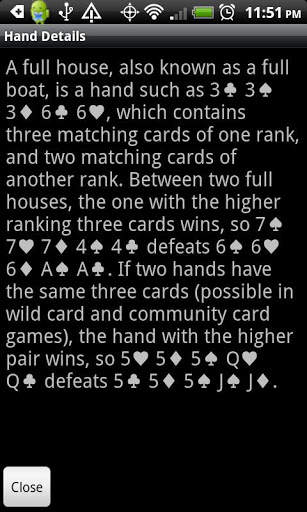 Poker Hands screenshot 2