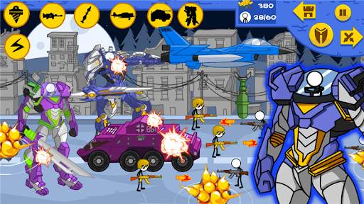 Stickman Modern Total War screenshot 1