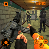 Prisoner jail Shooting Strike icon