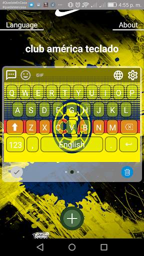 teclado club américa 6 تصوير الشاشة
