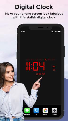 Clock - Digital Clock Live Wallpaper screenshot 7