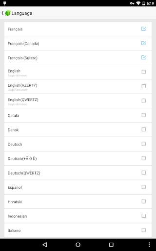 French Language - GO Keyboard screenshot 12