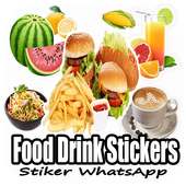 Food Drink Stickers - WAStickerApps on 9Apps