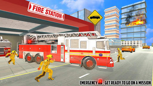 Firefighter Truck Driving Game screenshot 2