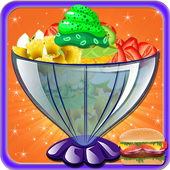 Fruit salad maker icon