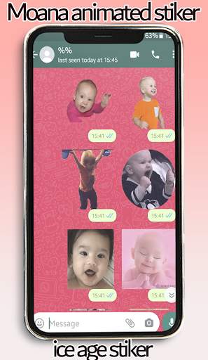 Animated Babies Stickers Maker for WhatsApp screenshot 7