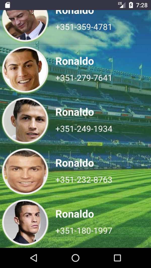 Call from Ronaldo Simulation screenshot 3