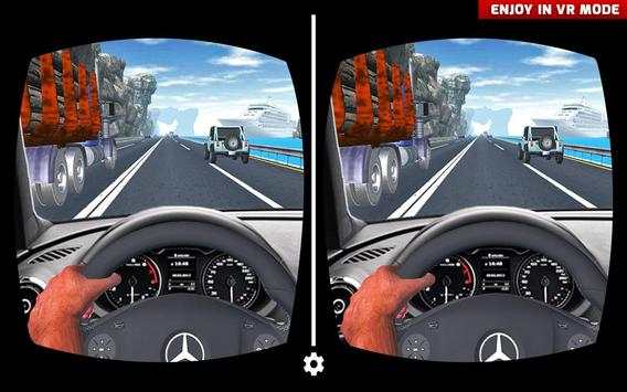VR crazy car traffic racing screenshot 5