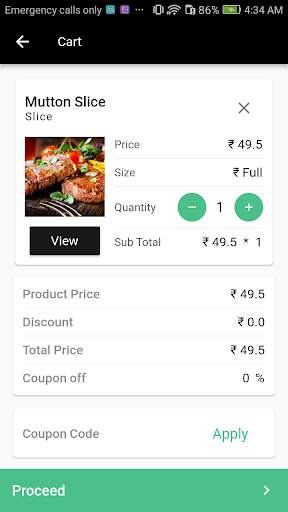 Flutter Food Ordering and Restaurant Mobile App screenshot 4