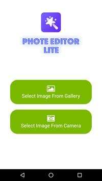 Photo Editer Lite screenshot 1