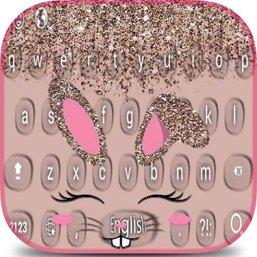 Glitter Bunny Keyboard 4.0