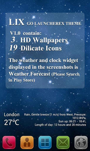 Lix GO Launcher Theme screenshot 6