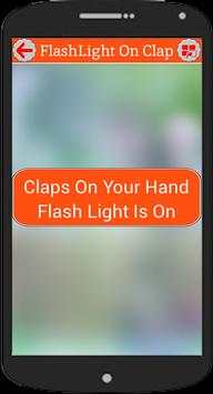 FlashLight On Claps screenshot 4