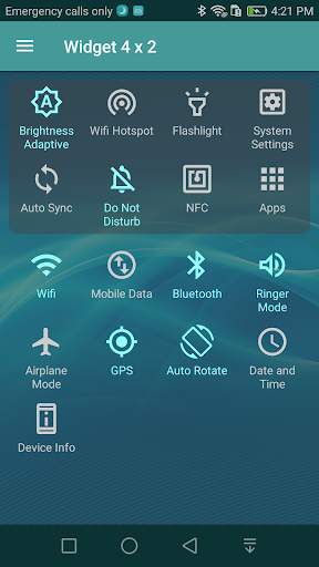Settings Widget screenshot 4