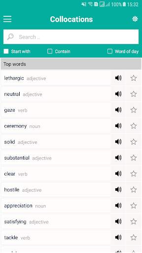 Collocations Thesaurus Offline screenshot 5