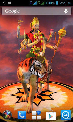 3D Durga Live Wallpaper screenshot 3