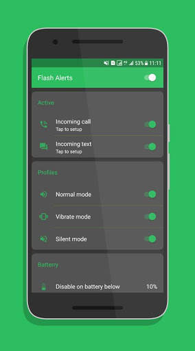 SuperbTorch: Flash Alerts on call and sms screenshot 1