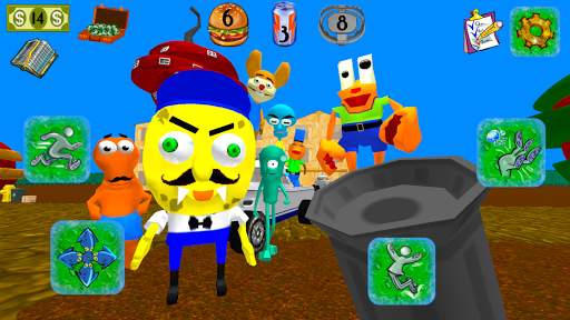 Sponge Neighbor Escape 3D screenshot 3