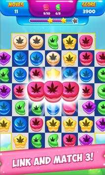 Weed Crush Match 3 Candy screenshot 1