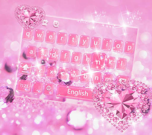 Love Diamond Keyboard Theme screenshot 3