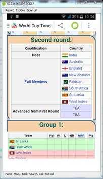 t20 World Cup Fixture & Info screenshot 9