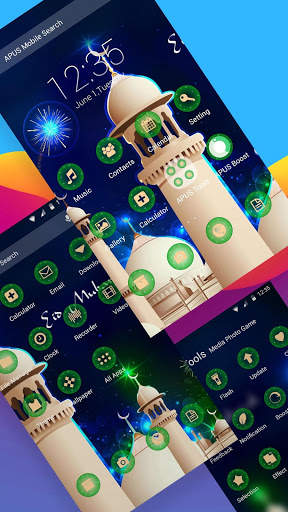 Mubarak-APUS Launcher theme скриншот 2