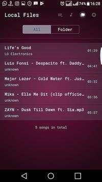 My tunes music player audio screenshot 2