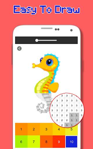 Sea Animals Dolphin And Shark Color By Number screenshot 5