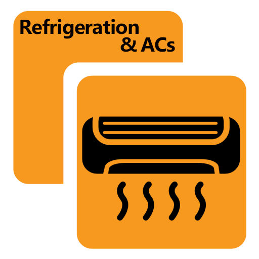 Refrigeration &amp; ACs: HVAC icon