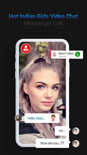 Hot Indian Girls Video Chat - Messenger Call Guide screenshot 2