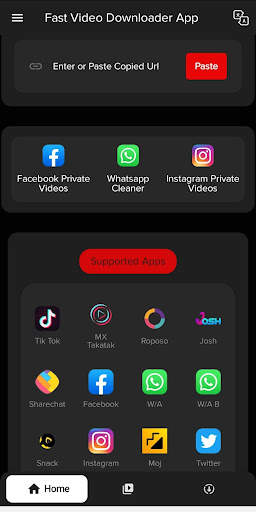 Fast Video Downloader App - Free Video Downloader 1 تصوير الشاشة