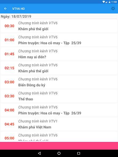 LPS - Lịch Phát Sóng Tivi screenshot 10
