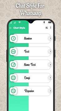Chat Styler for Whatsapp :Cool Font & Stylish Text screenshot 1