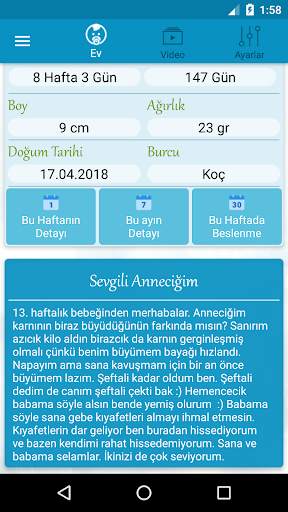 Hamilelik Takibi screenshot 2