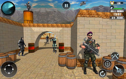 FPS Real Commando Encounter shooting game 2020 screenshot 1