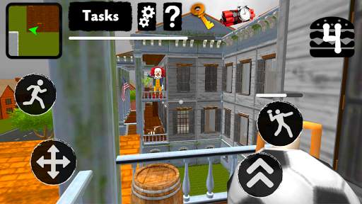 Neighbor Clown. Scary Escape 3D screenshot 6