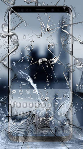 Rain Broken Glass Keyboard screenshot 1