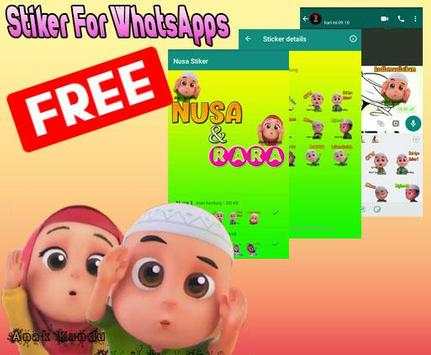 Stiker Nusa Dan Rara Untuk WA screenshot 1