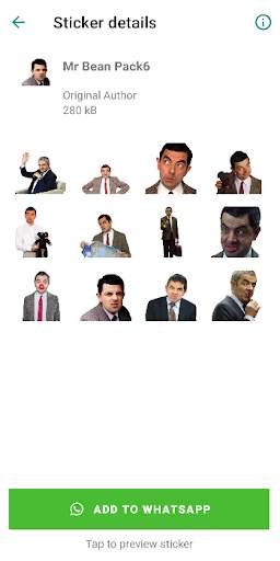 Mr Bean Stickers for Whatsapp screenshot 4