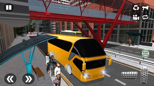 City Coach Bus Simulator - Bus Driving Games 2021 screenshot 3