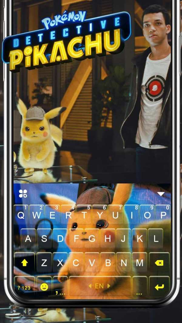Pokémon Detective Pikachu Keyboard Theme screenshot 1