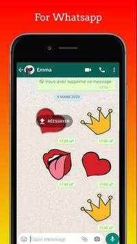 Pegatinas de Amor para WhatsApp: WAStickerApps screenshot 4
